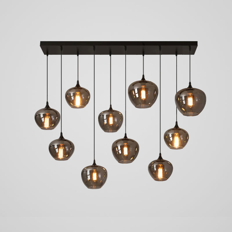 Nerel Suspension en Verre Industrielle Chic-Cielum