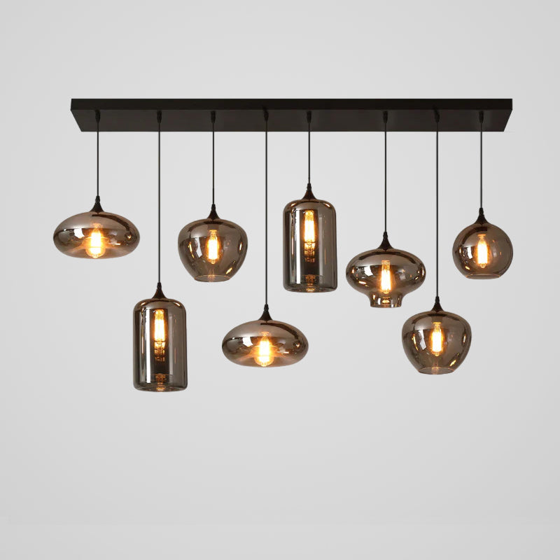 Nerel Suspension en Verre Industrielle Chic-Cielum