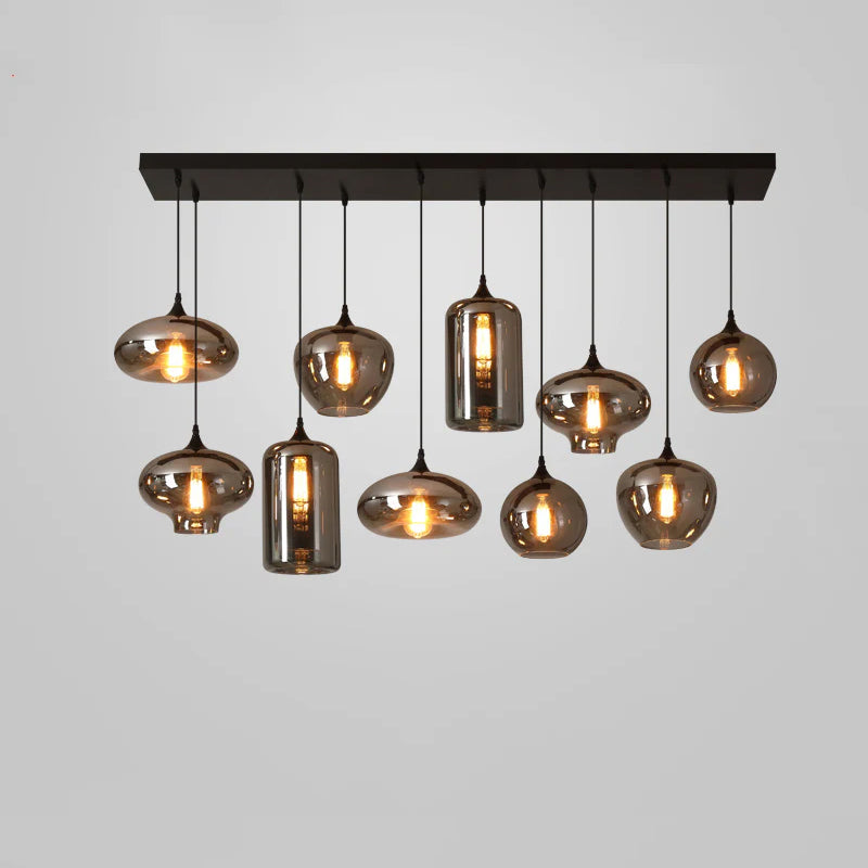 Nerel Suspension en Verre Industrielle Chic-Cielum