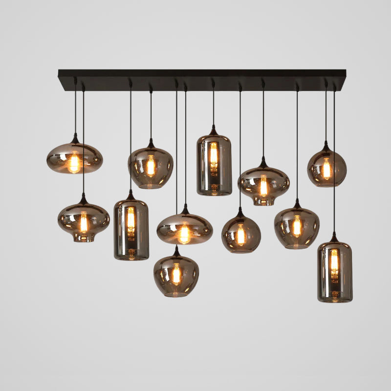 Nerel Suspension en Verre Industrielle Chic-Cielum