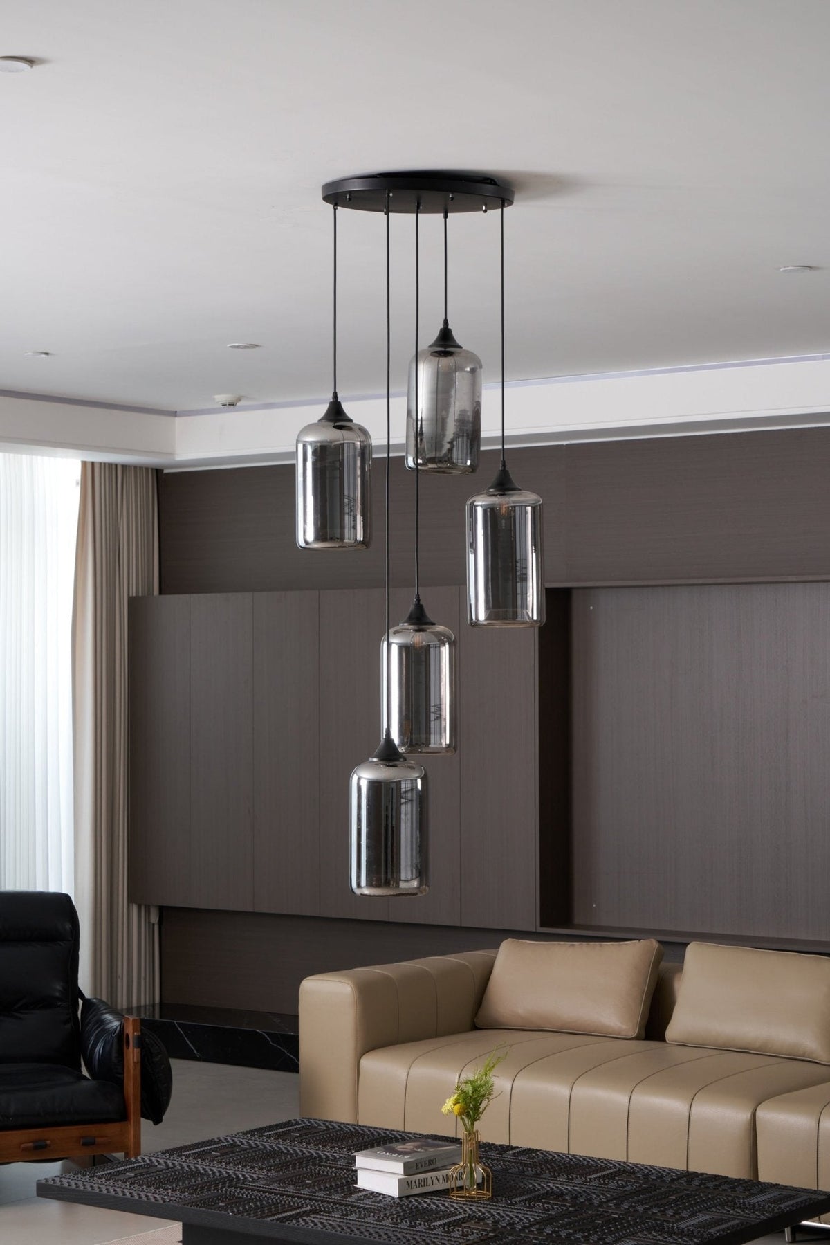 Nerel Suspension en Verre Industrielle Chic-Cielum
