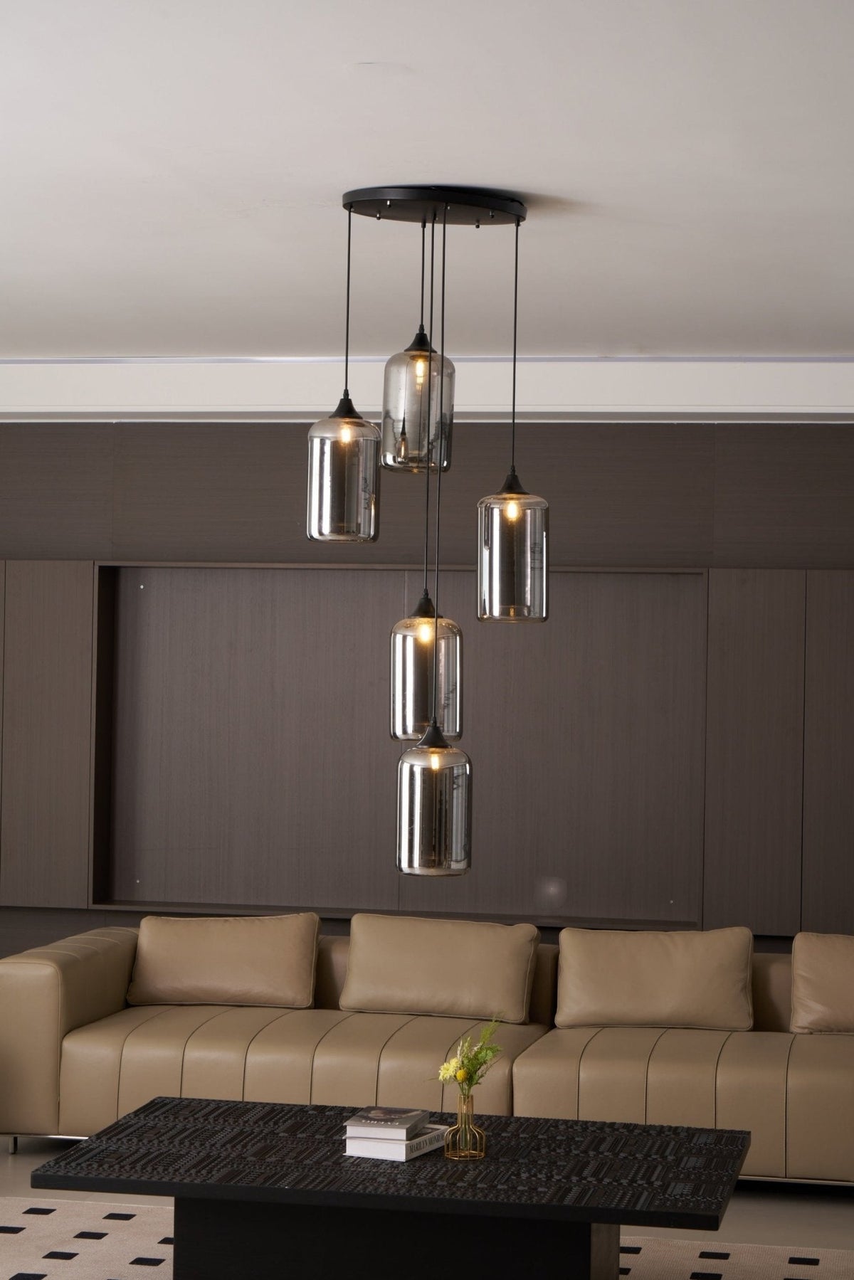 Nerel Suspension en Verre Industrielle Chic-Cielum