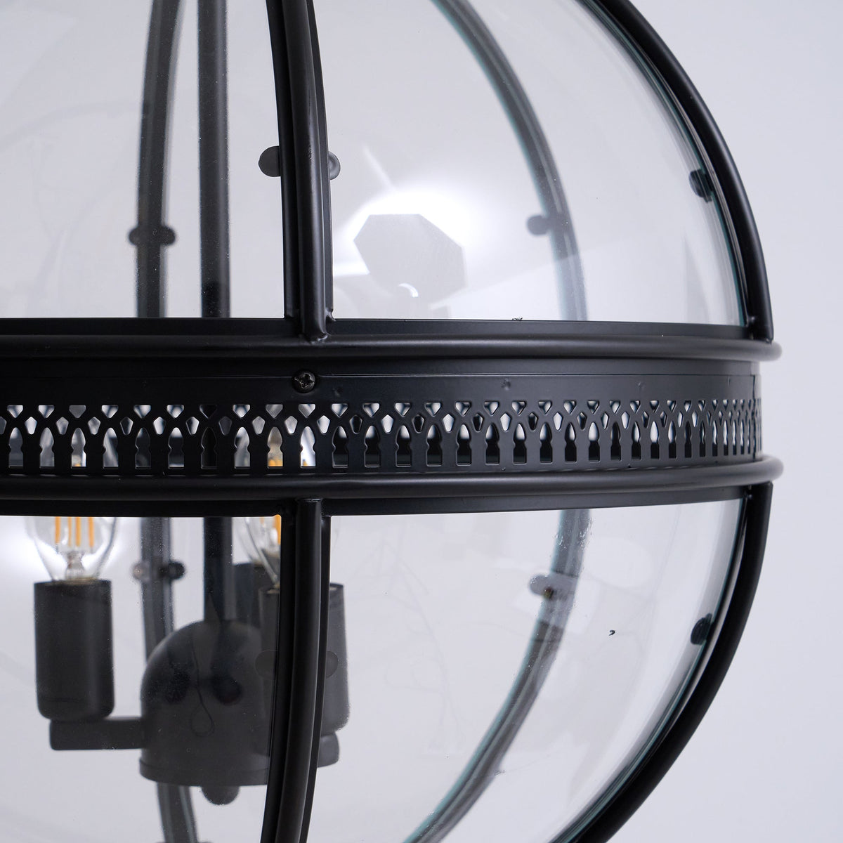 Vironar Ancien Industriel Métal Verre Suspension-Cielum