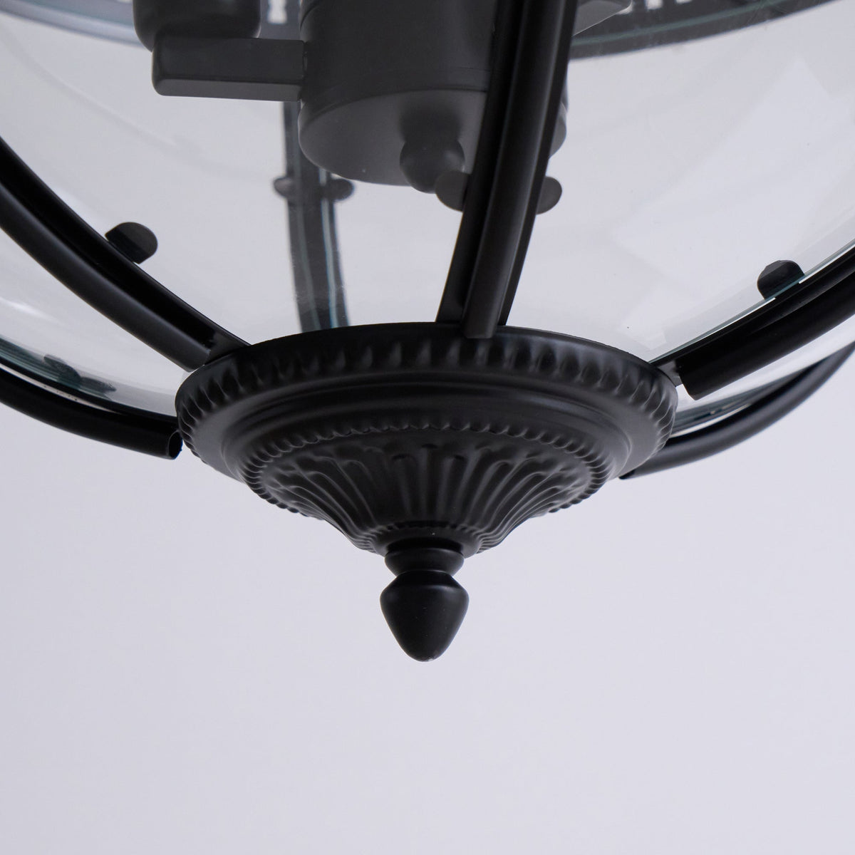 Vironar Ancien Industriel Métal Verre Suspension-Cielum