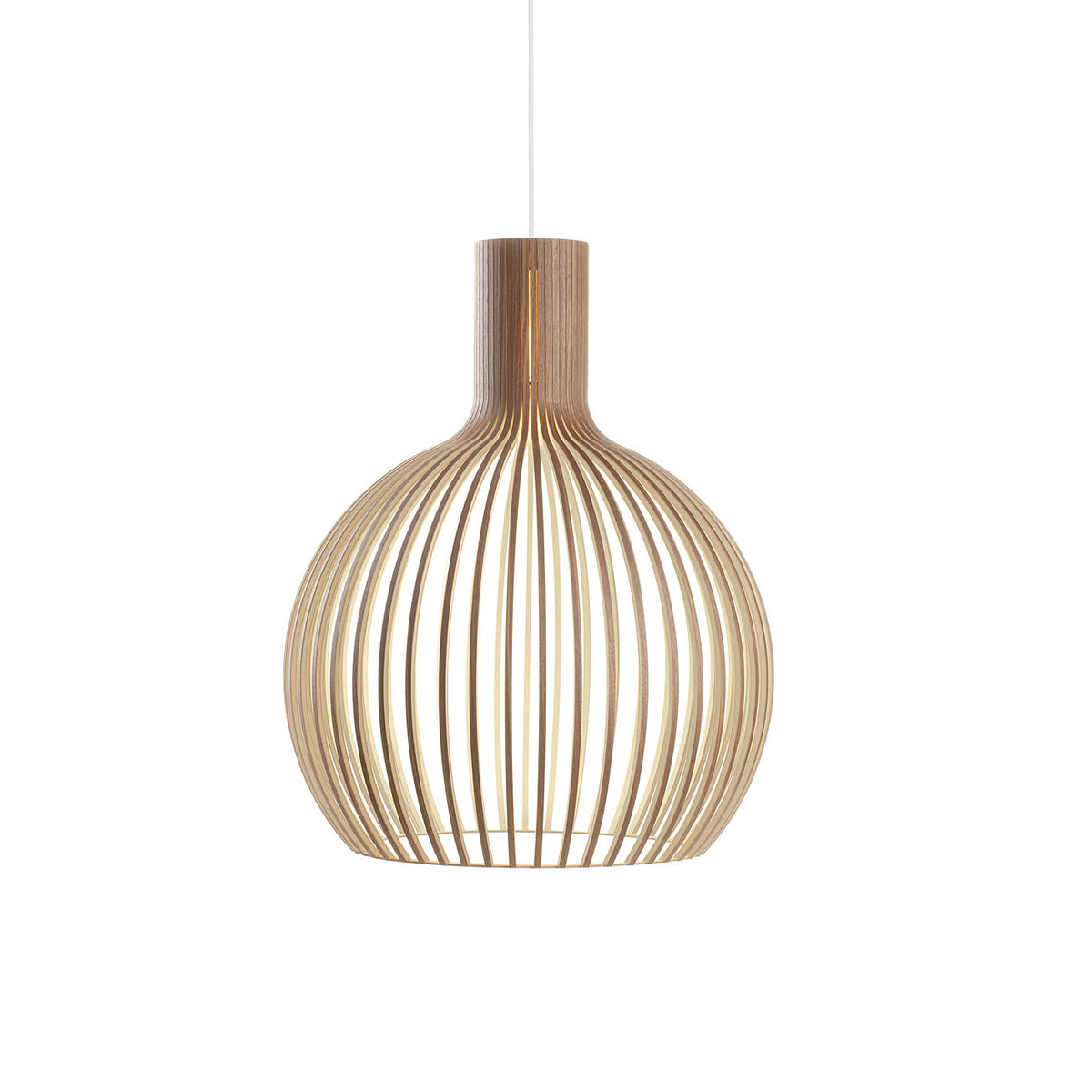Tevenoxel Cage Lampe Suspendue Sculpturale à Cadre Ouvert en Bouleau-Cielum