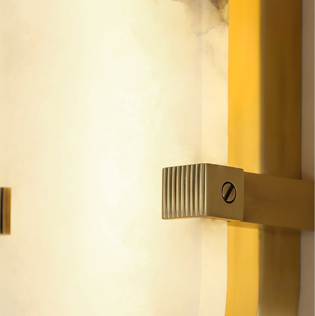 Adrona Applique Murale Ovale Minimaliste en Albâtre
