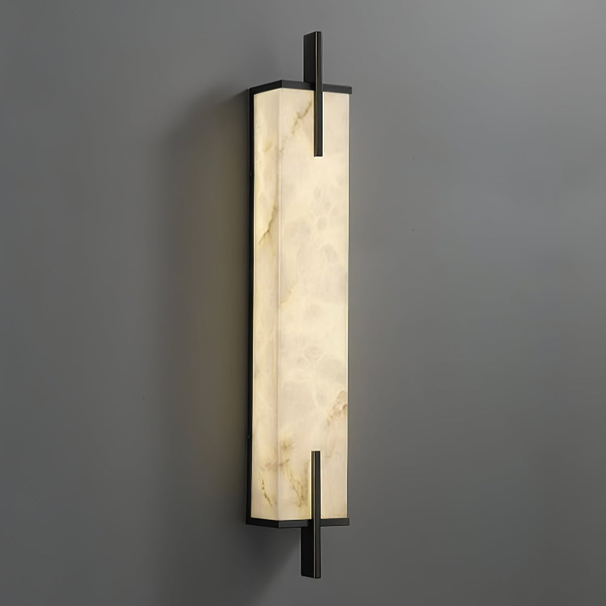 Komino Applique Murale Rectangulaire en Albâtre