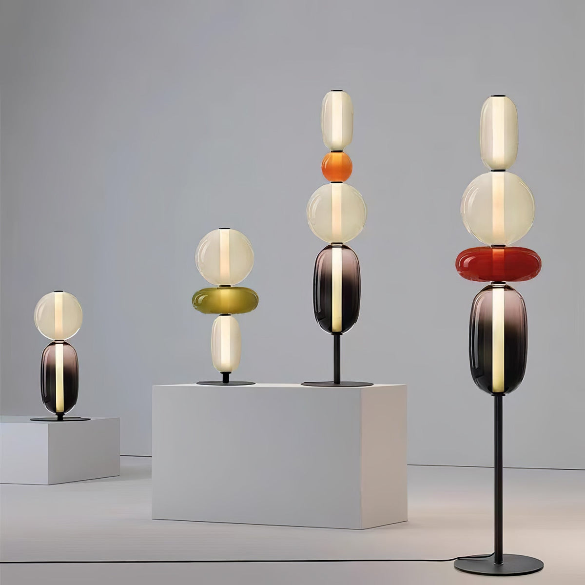 Velarelle Lampadaire Verre Candiedplayful