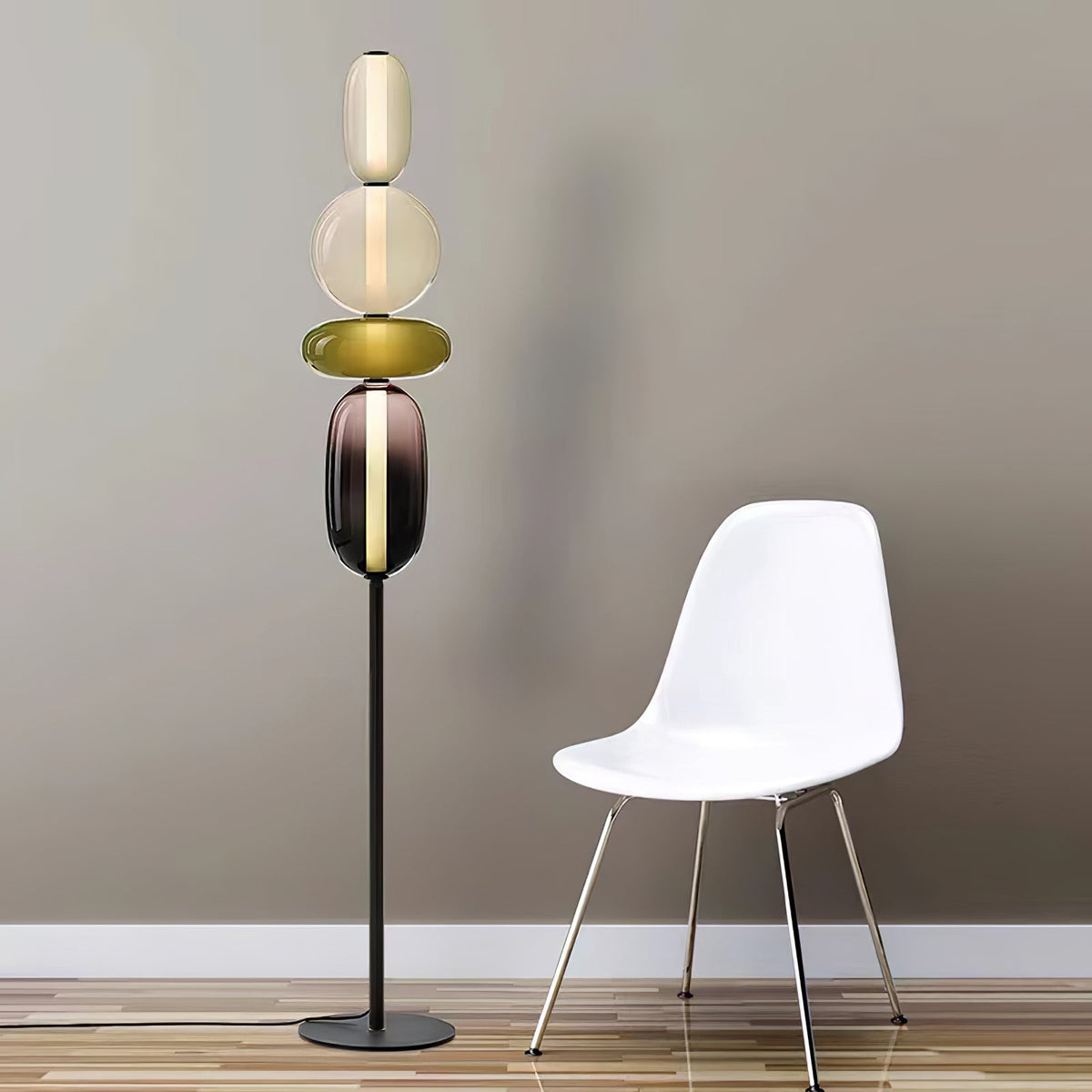 Velarelle Lampadaire Verre Candiedplayful