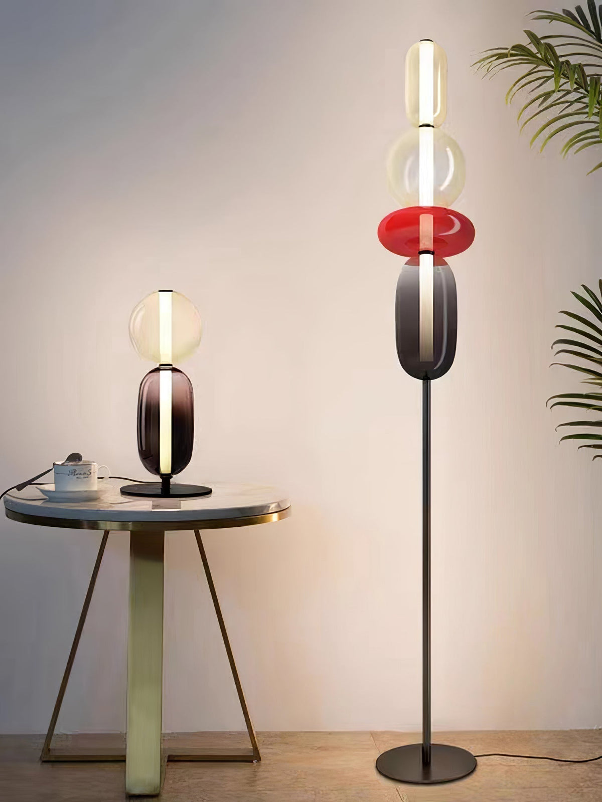 Velarelle Lampadaire Verre Candiedplayful
