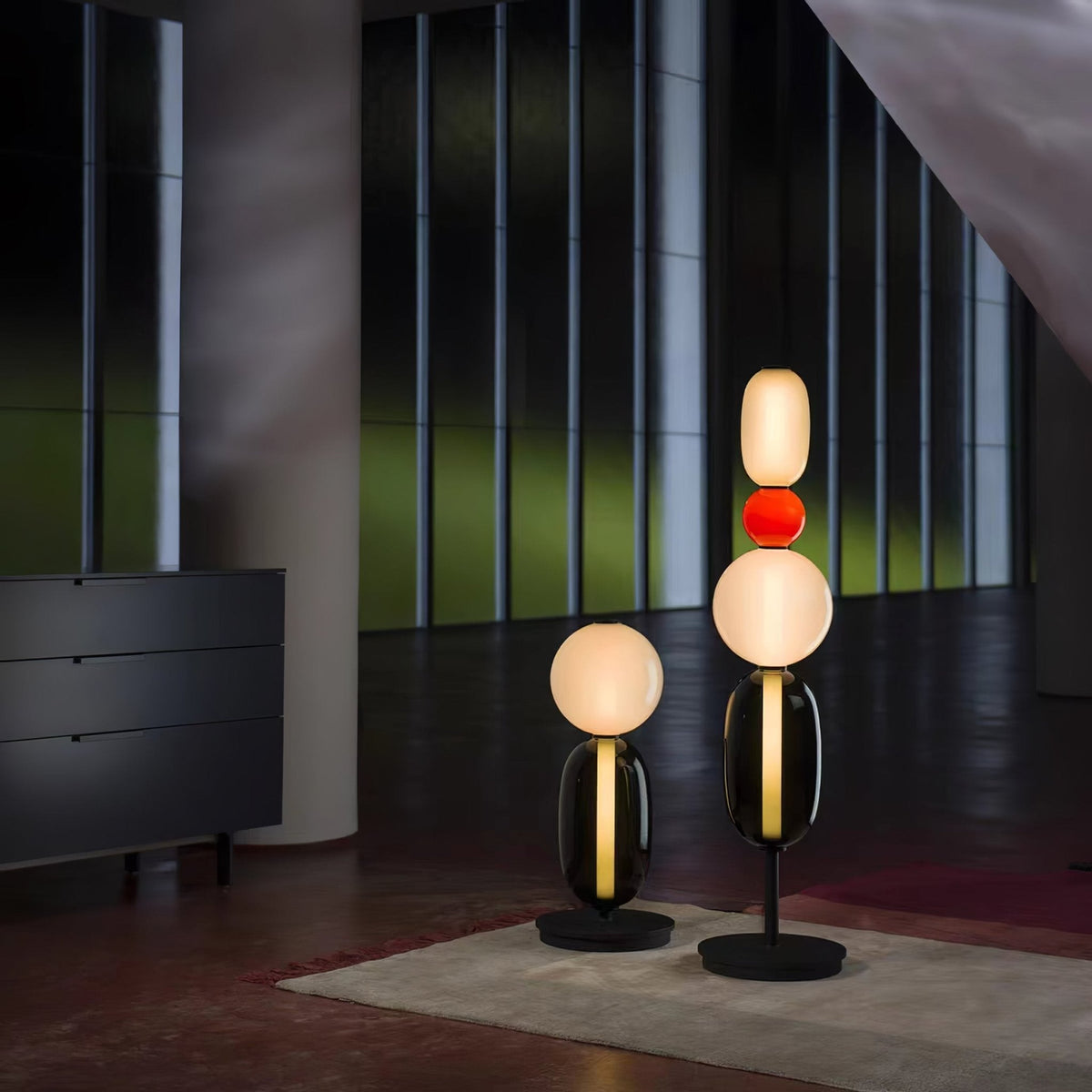 Velarelle Lampadaire Verre Candiedplayful