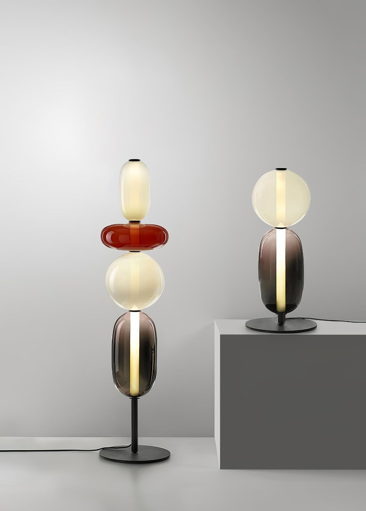 Velarelle Lampadaire Verre Candiedplayful