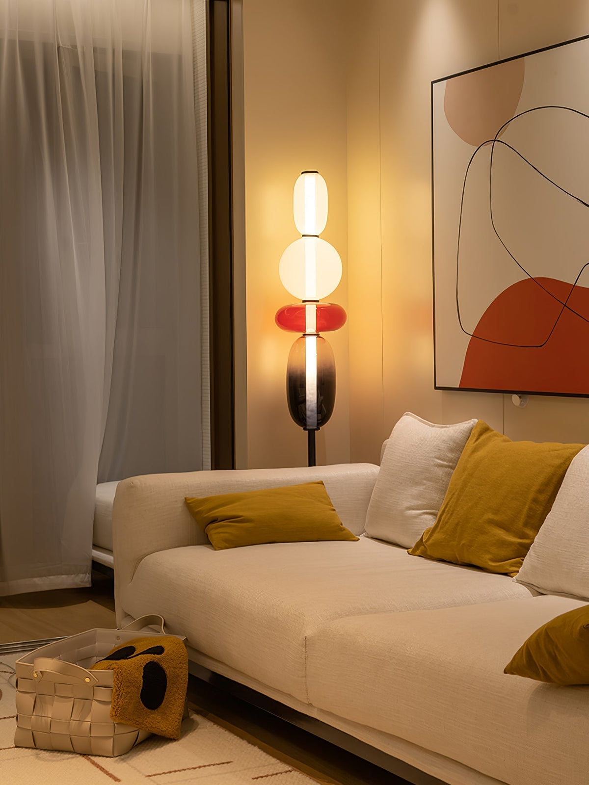 Velarelle Lampadaire Verre Candiedplayful