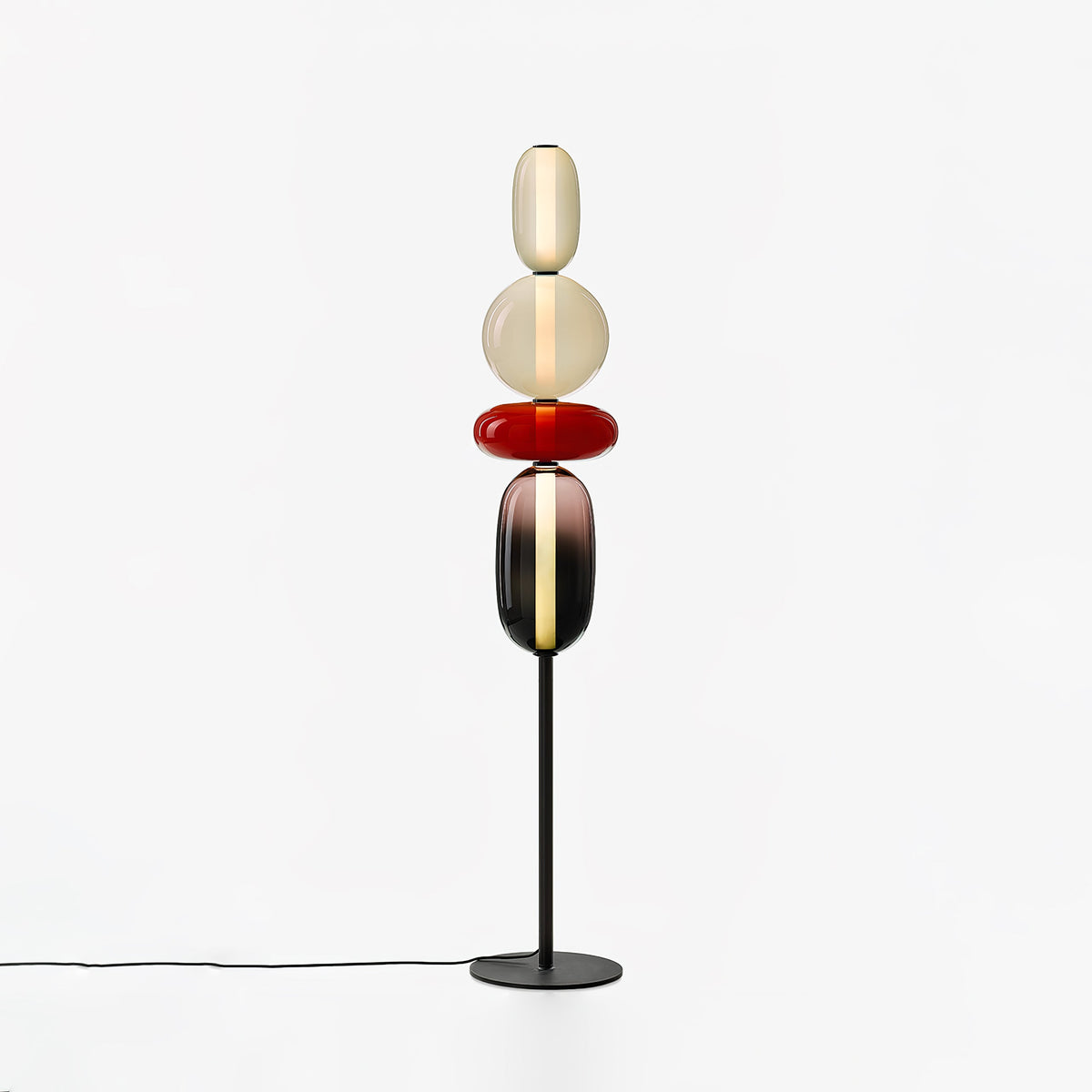 Velarelle Lampadaire Verre Candiedplayful
