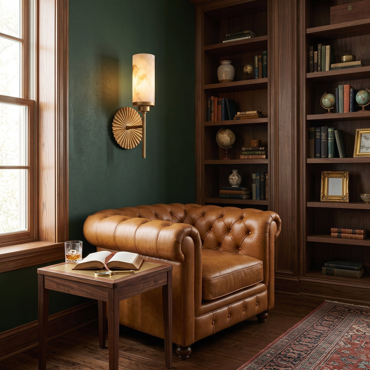 Alderhaven Applique Murale En Albâtre
