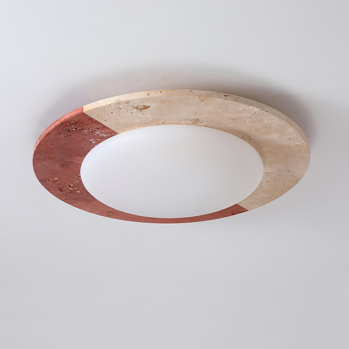 Nirove Plafonnier Minimaliste en Travertin-Cielum