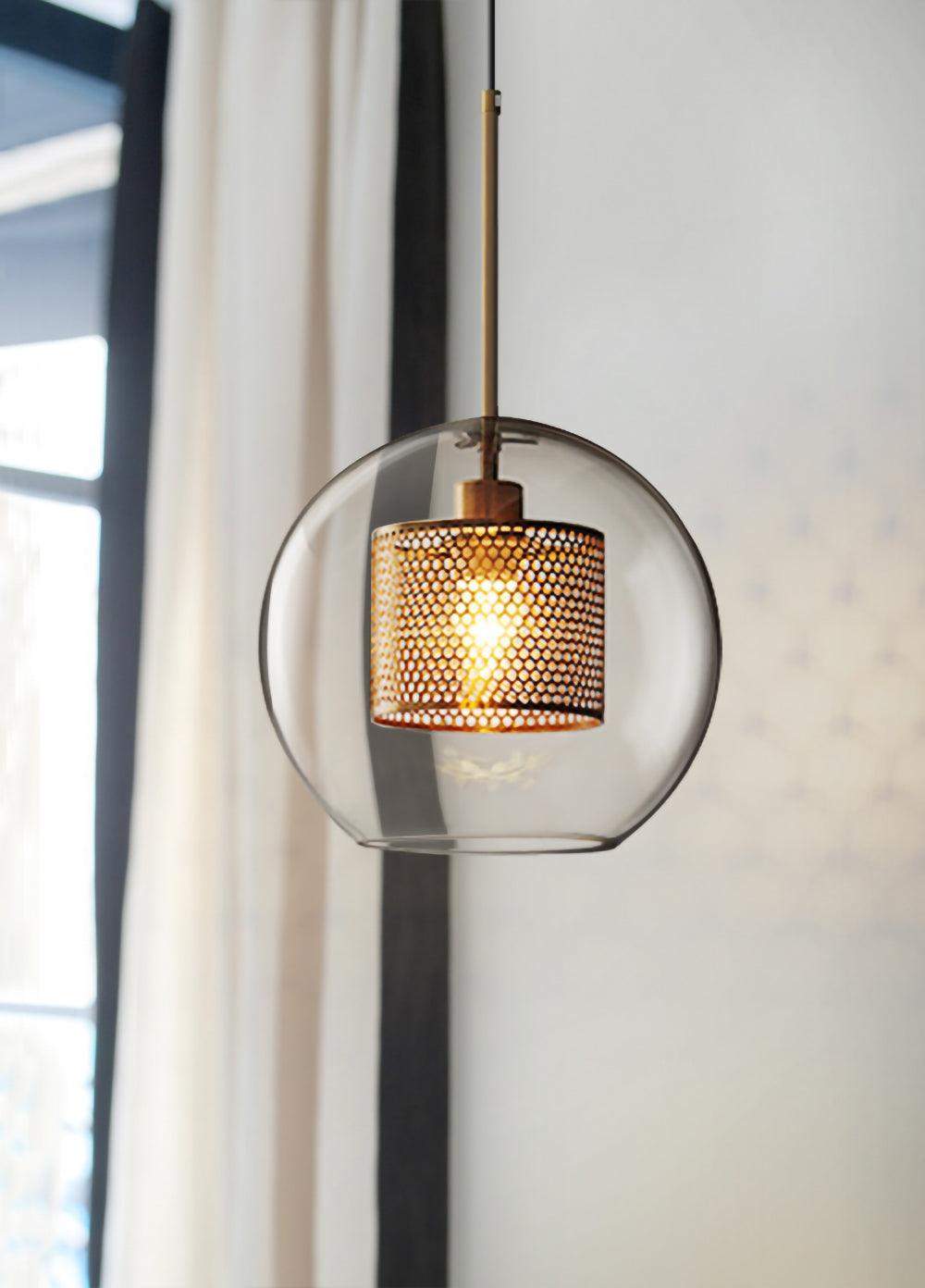 Kocor Suspension en Verre Chiswick pour Salon-Cielum