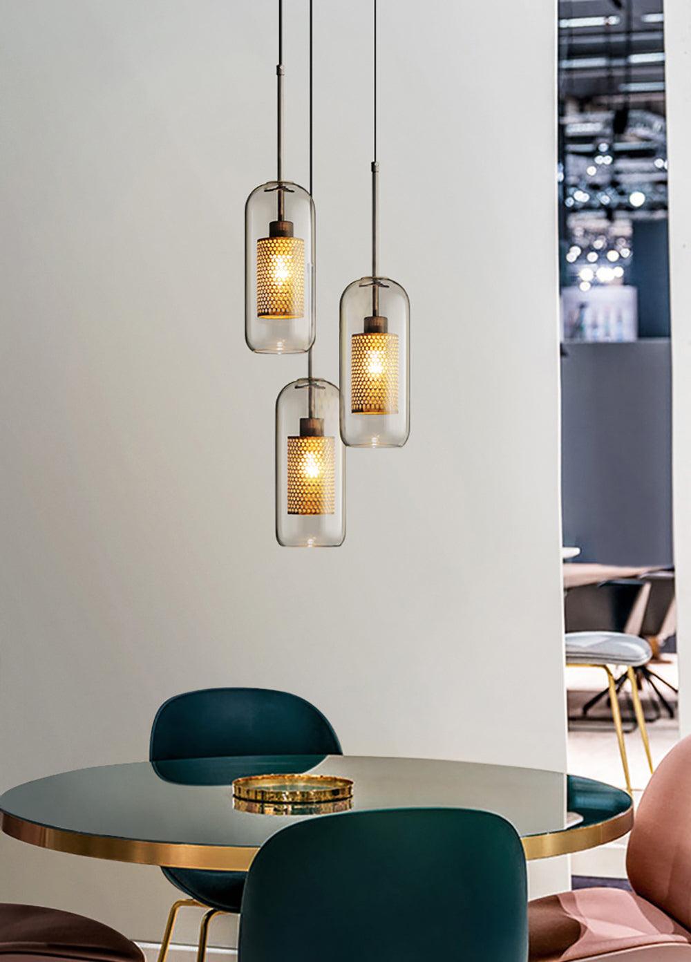 Kocor Suspension en Verre Chiswick pour Salon-Cielum