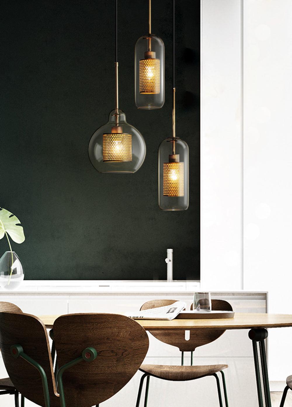 Kocor Suspension en Verre Chiswick pour Salon-Cielum