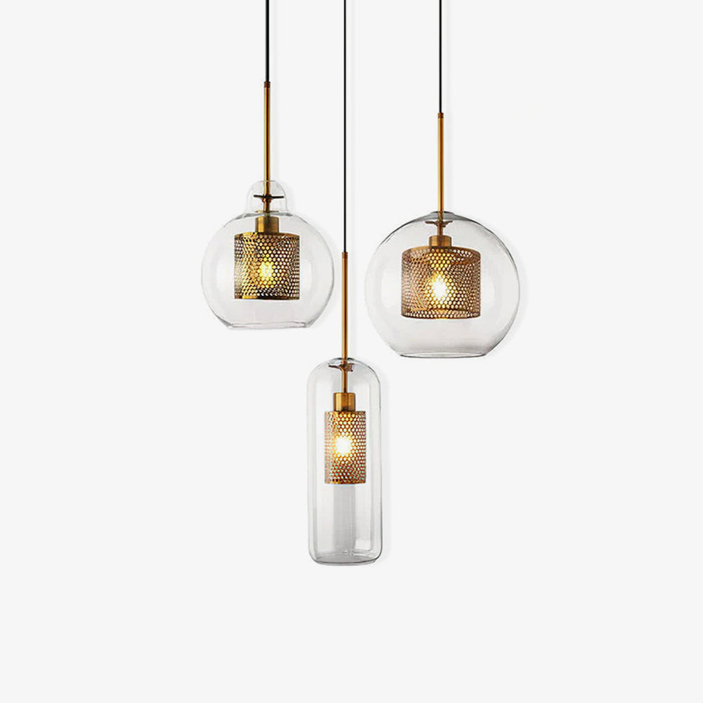Kocor Suspension en Verre Chiswick pour Salon-Cielum
