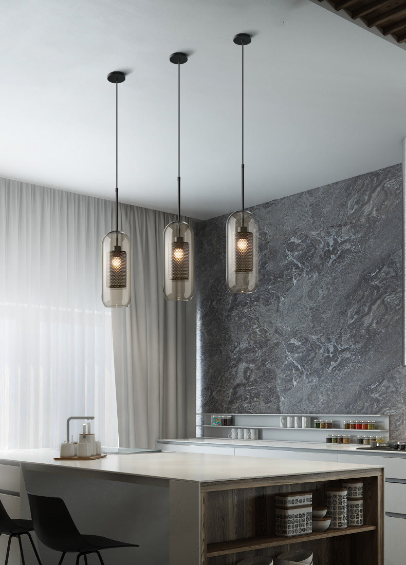 Kocor Suspension en Verre Chiswick pour Salon-Cielum