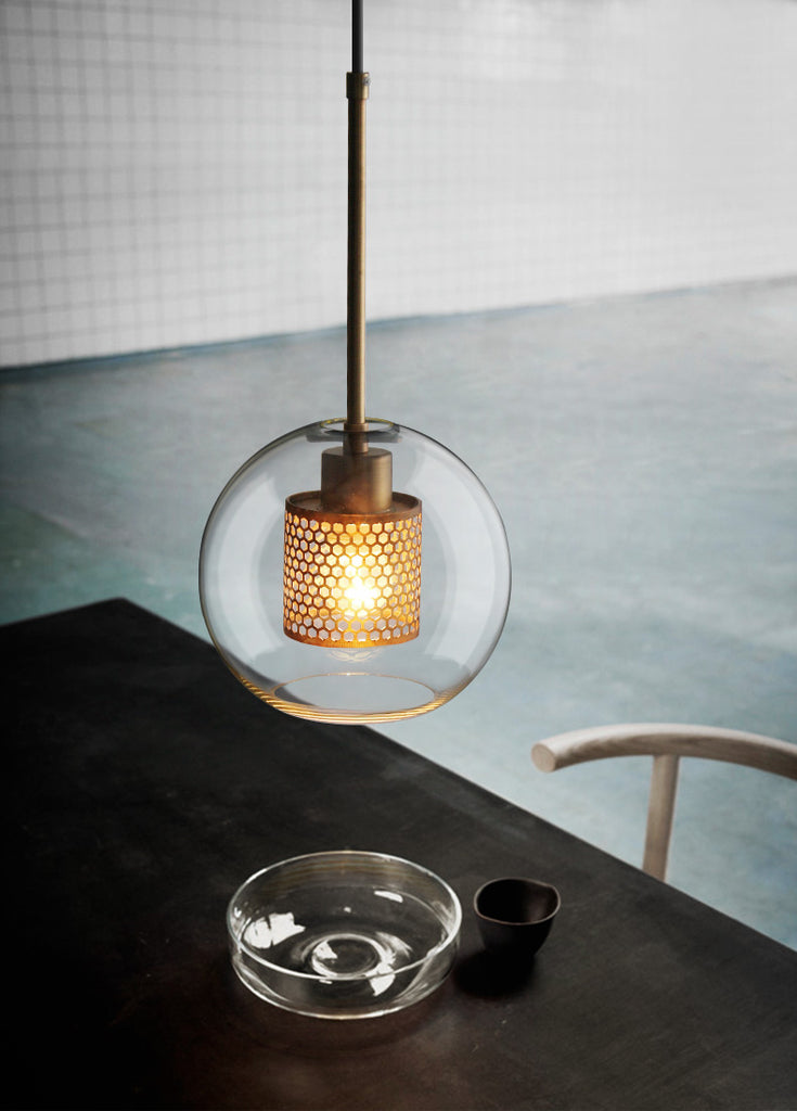 Kocor Suspension en Verre Chiswick pour Salon-Cielum