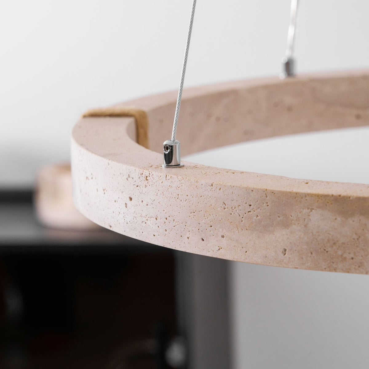 Arixo Lustre Minimaliste en Travertin-Cielum