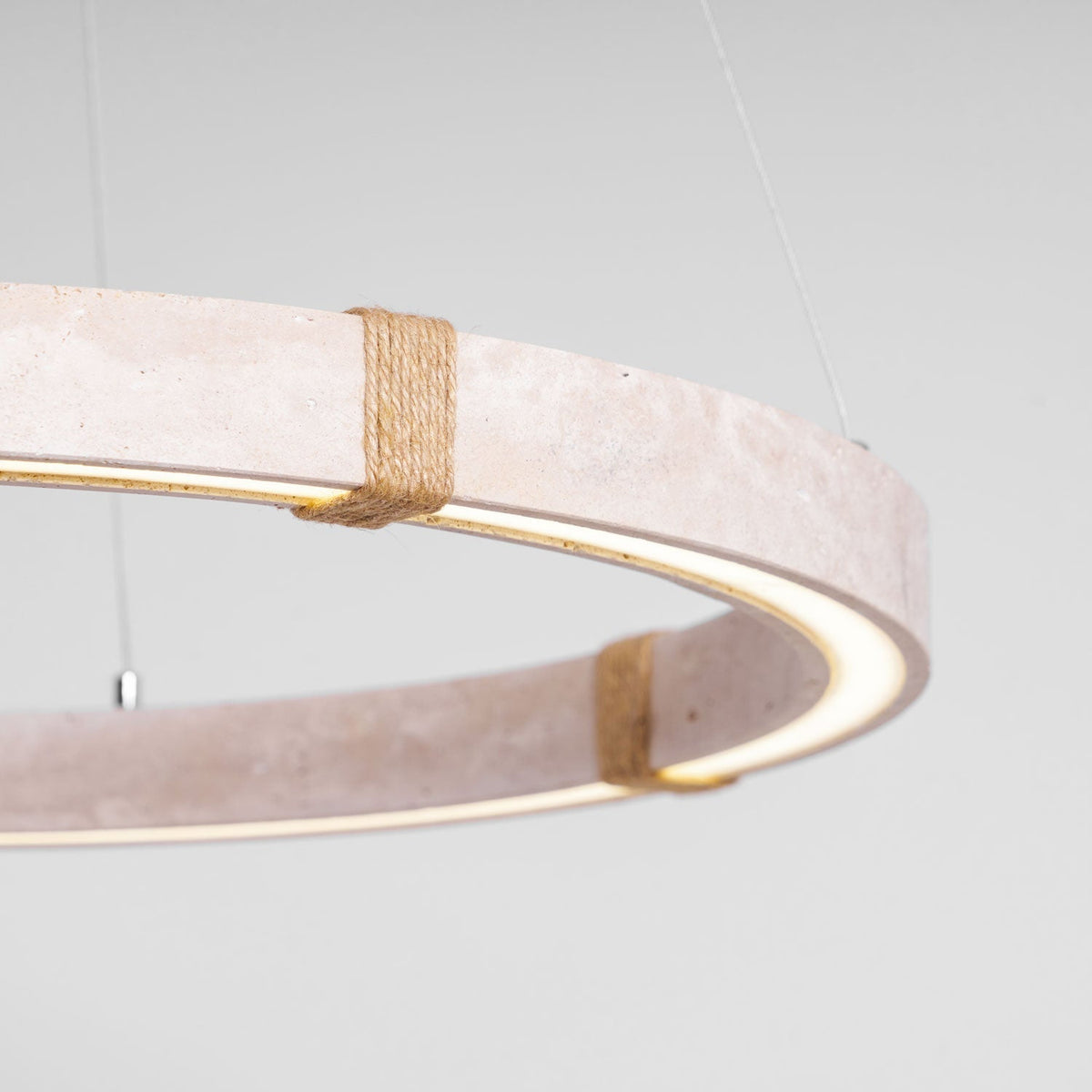 Arixo Lustre Minimaliste en Travertin-Cielum
