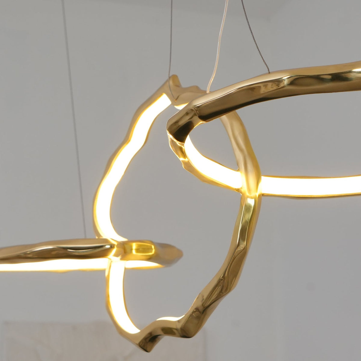 Aballs Lustre Cloud Rings Series en Laiton