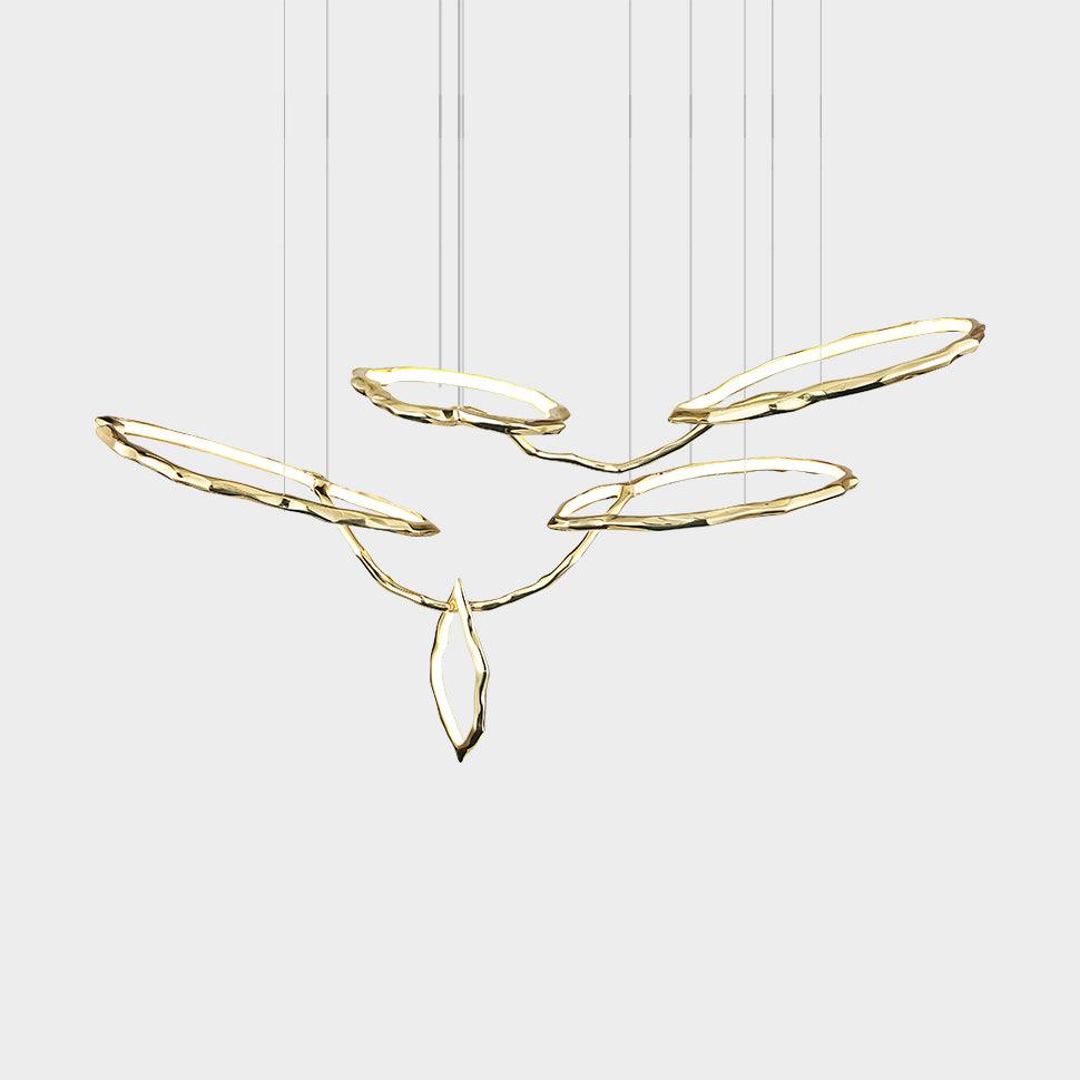 Aballs Lustre Cloud Rings Series en Laiton