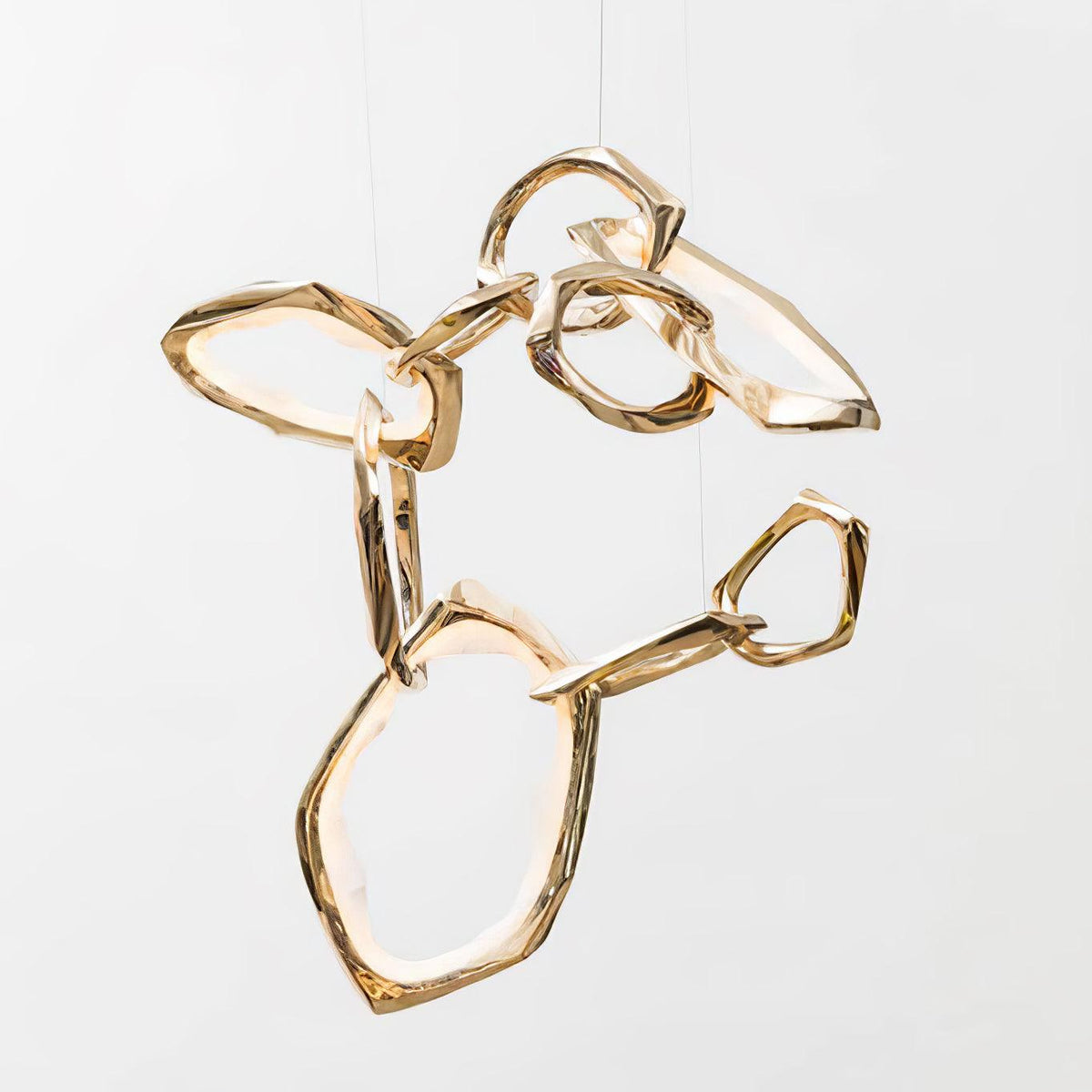 Aballs Lustre Cloud Rings Series en Laiton