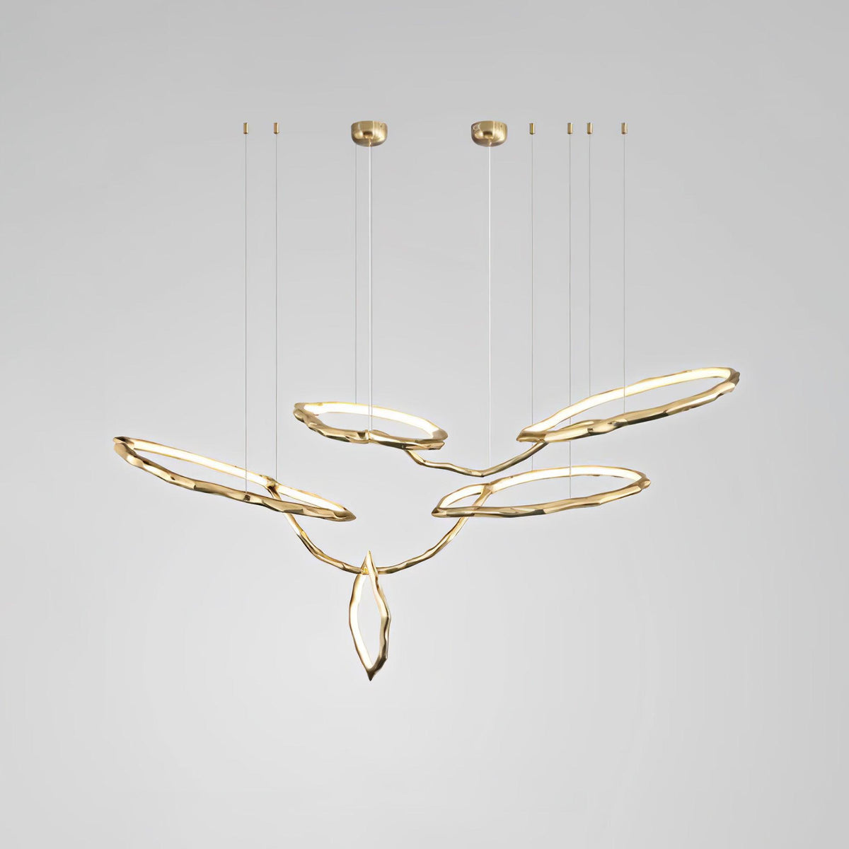 Aballs Lustre Cloud Rings Series en Laiton