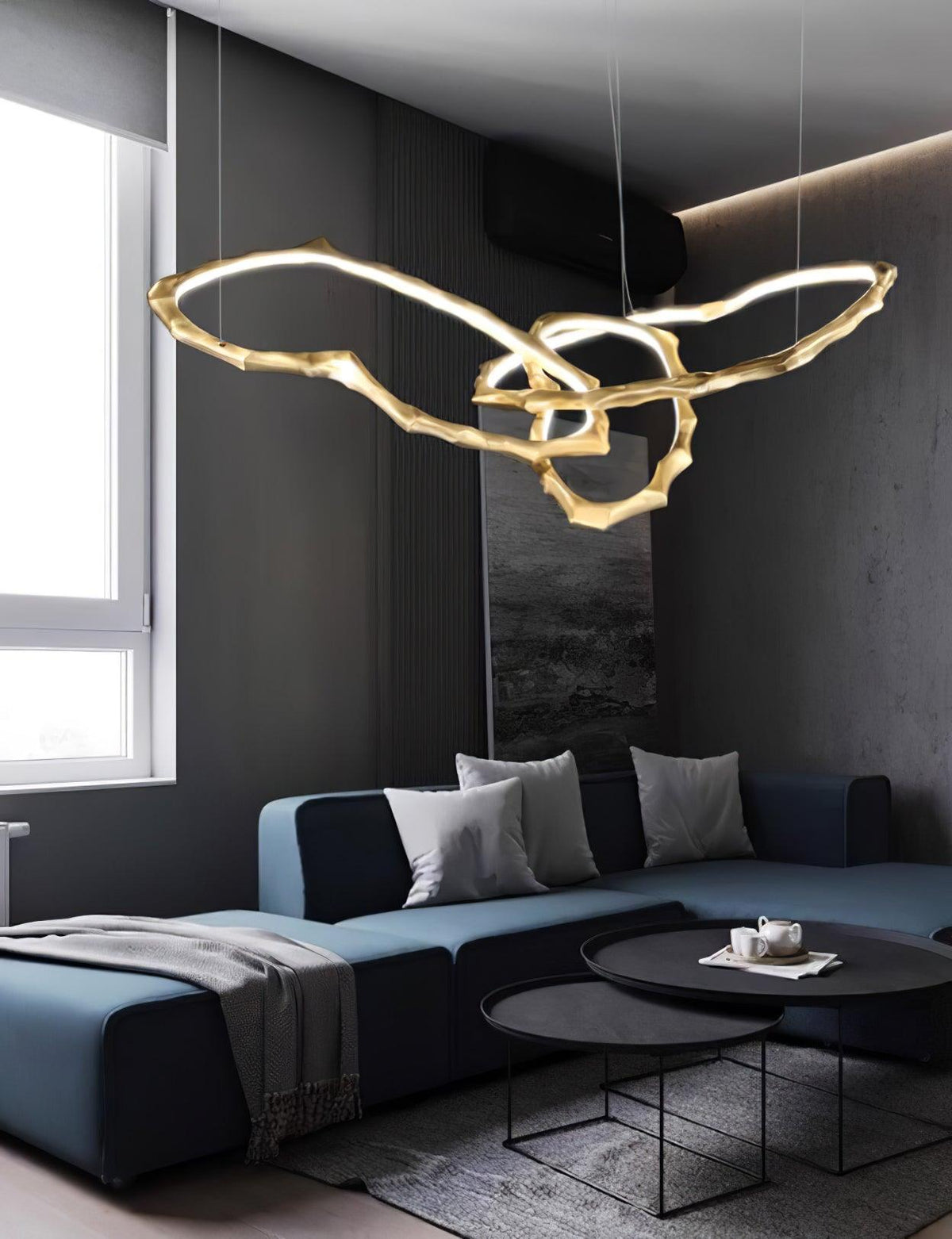 Aballs Lustre Cloud Rings Series en Laiton