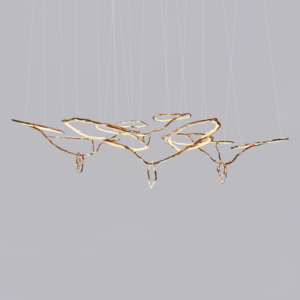 Aballs Lustre Cloud Rings Series en Laiton