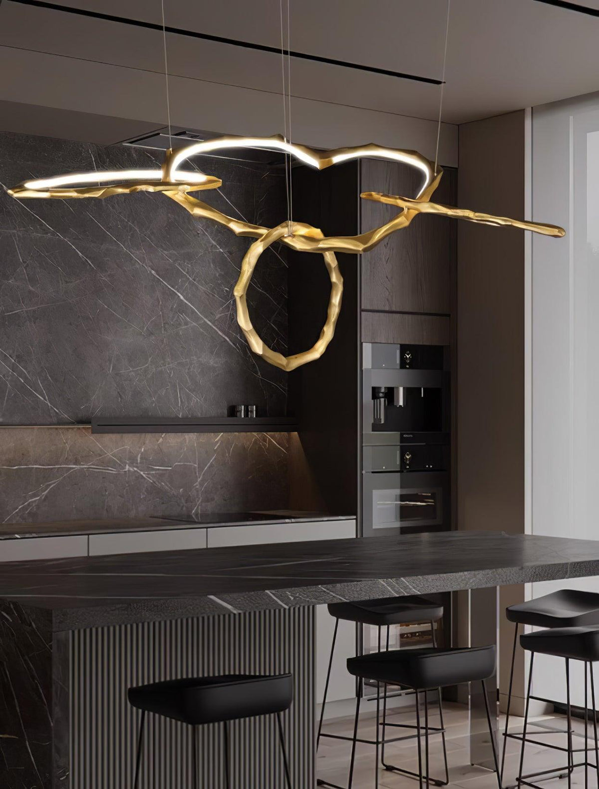Aballs Lustre Cloud Rings Series en Laiton