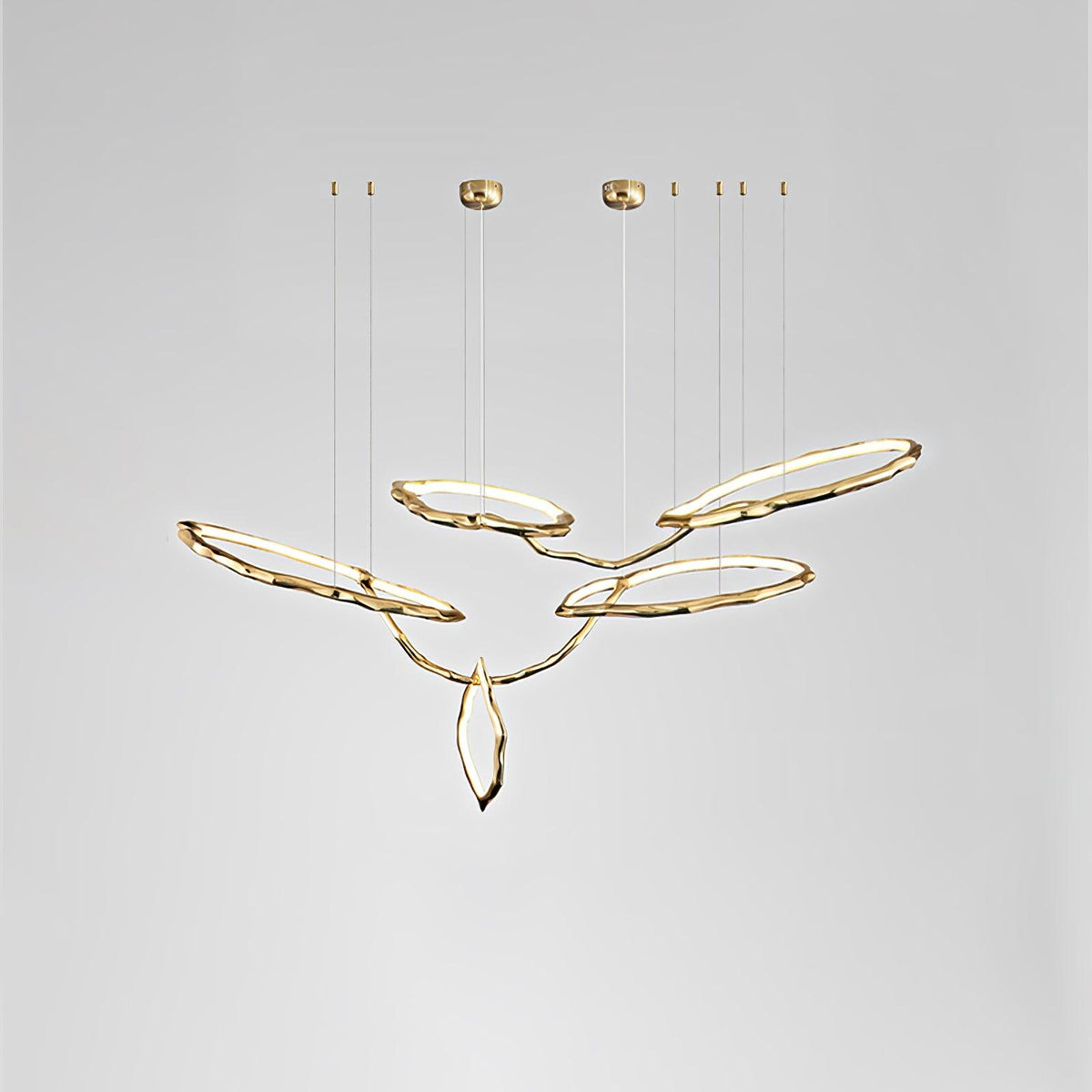 Aballs Lustre Cloud Rings Series en Laiton
