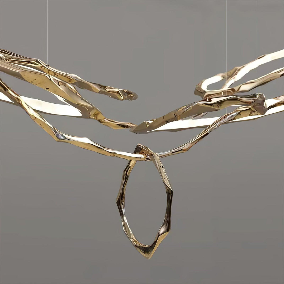 Aballs Lustre Cloud Rings Series en Laiton