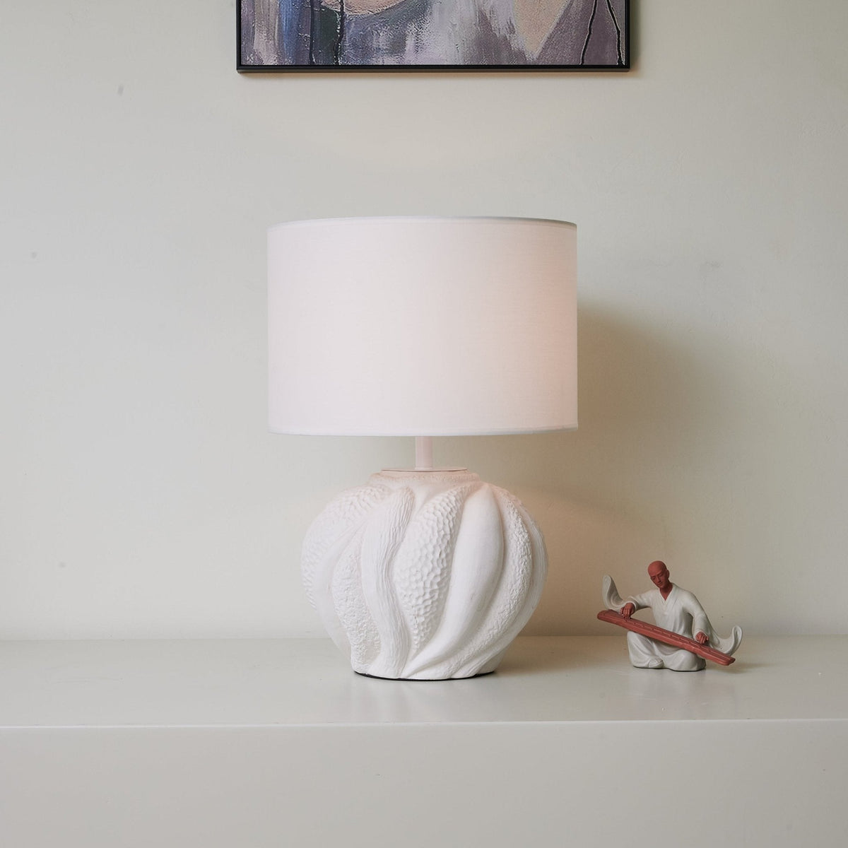 Addison Moderne Lampe de Table en Céramique
