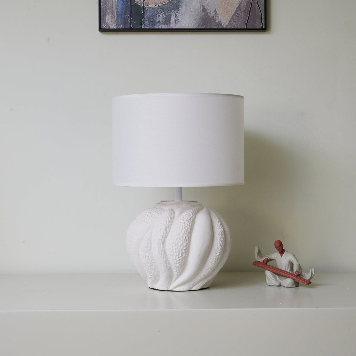 Addison Moderne Lampe de Table en Céramique