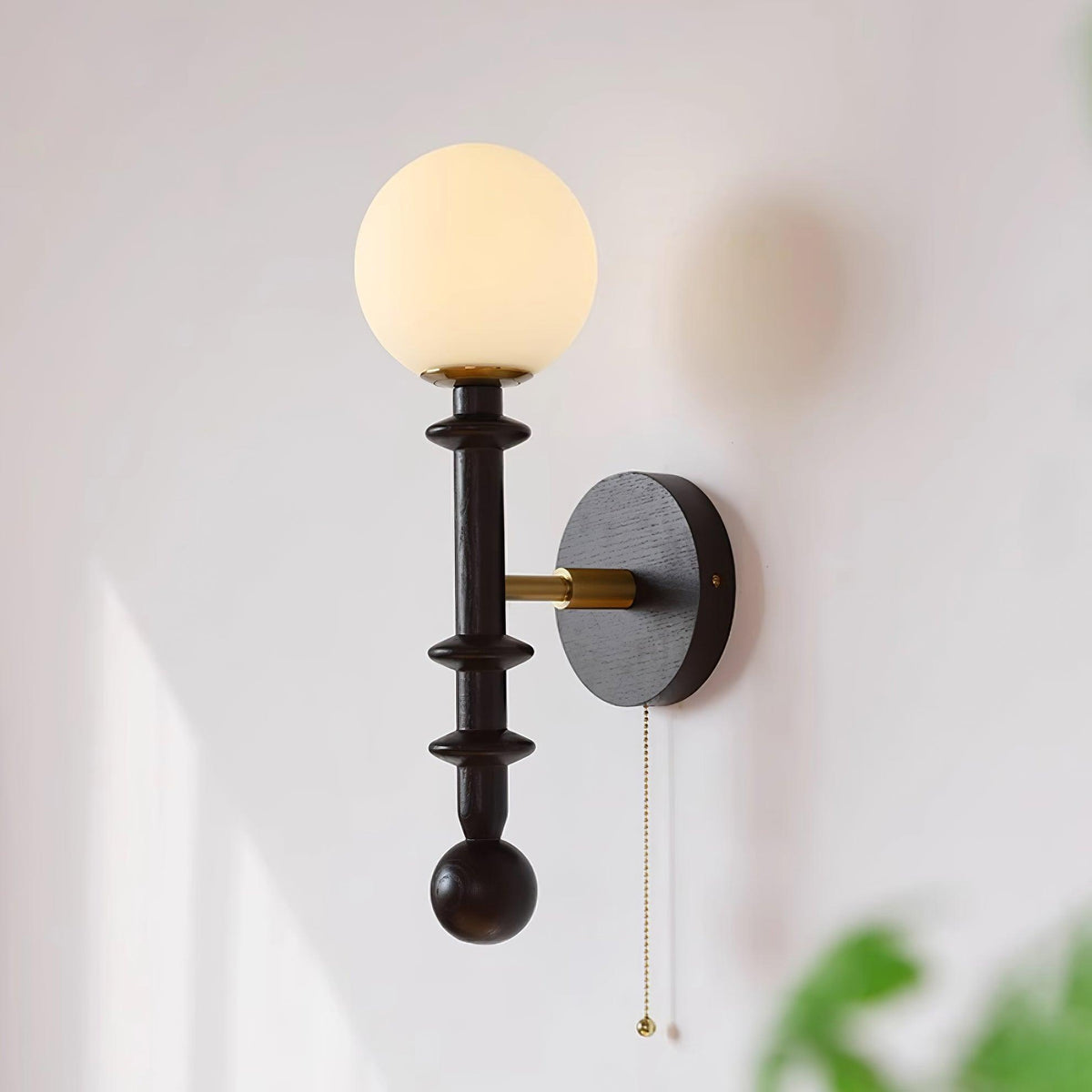 Velno Globe Wall Lamp-Neutral Decor