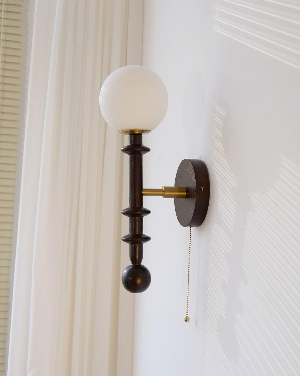 Velno Globe Wall Lamp-Neutral Decor