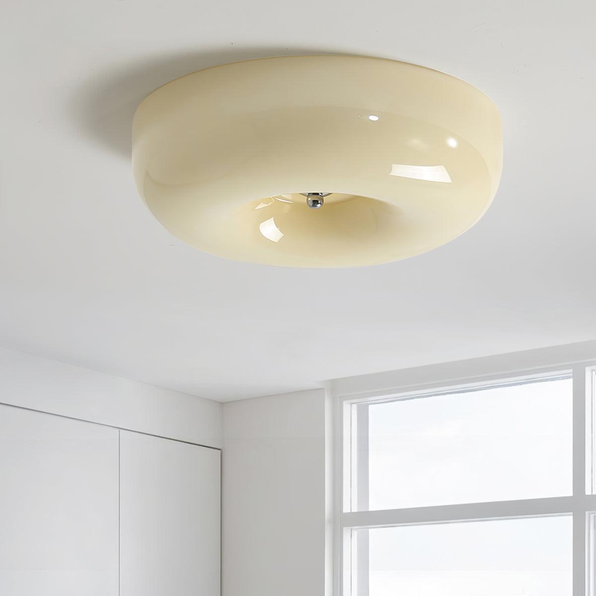 Amin Plafonnier Moderne en Verre Tourbillonnant-Cielum