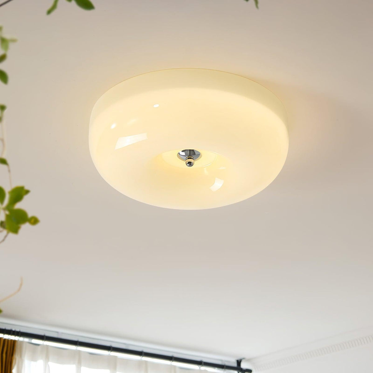 Amin Plafonnier Moderne en Verre Tourbillonnant-Cielum