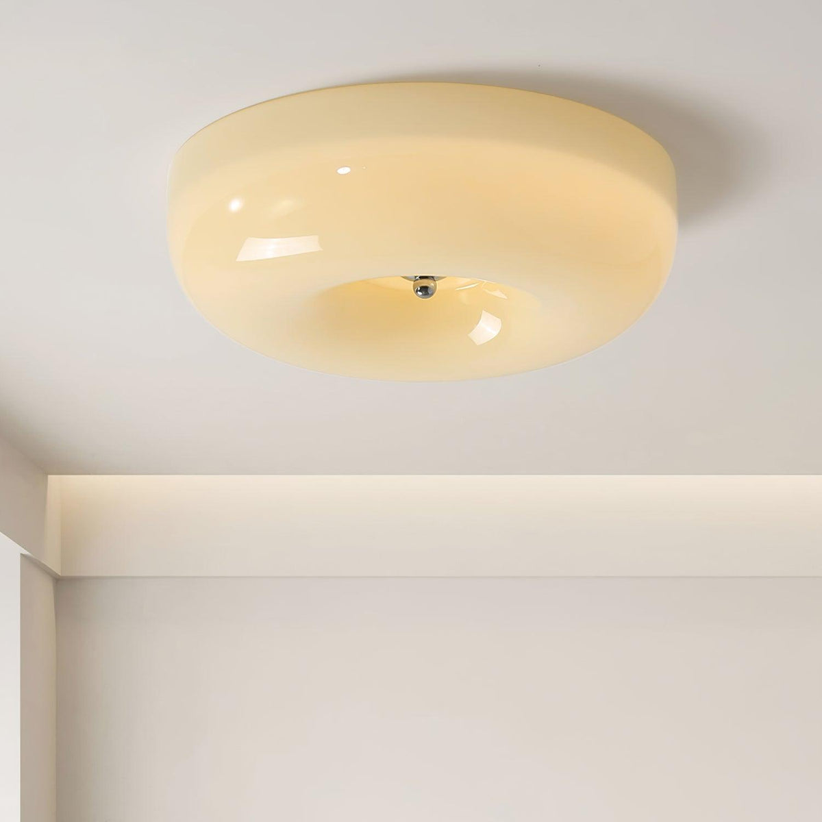 Amin Plafonnier Moderne en Verre Tourbillonnant-Cielum