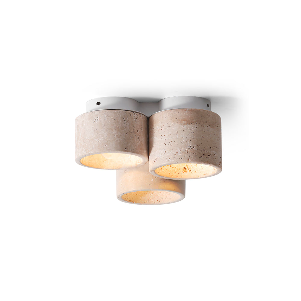 Ritta Ceiling Light 3 head Travertine-Neutral Decor