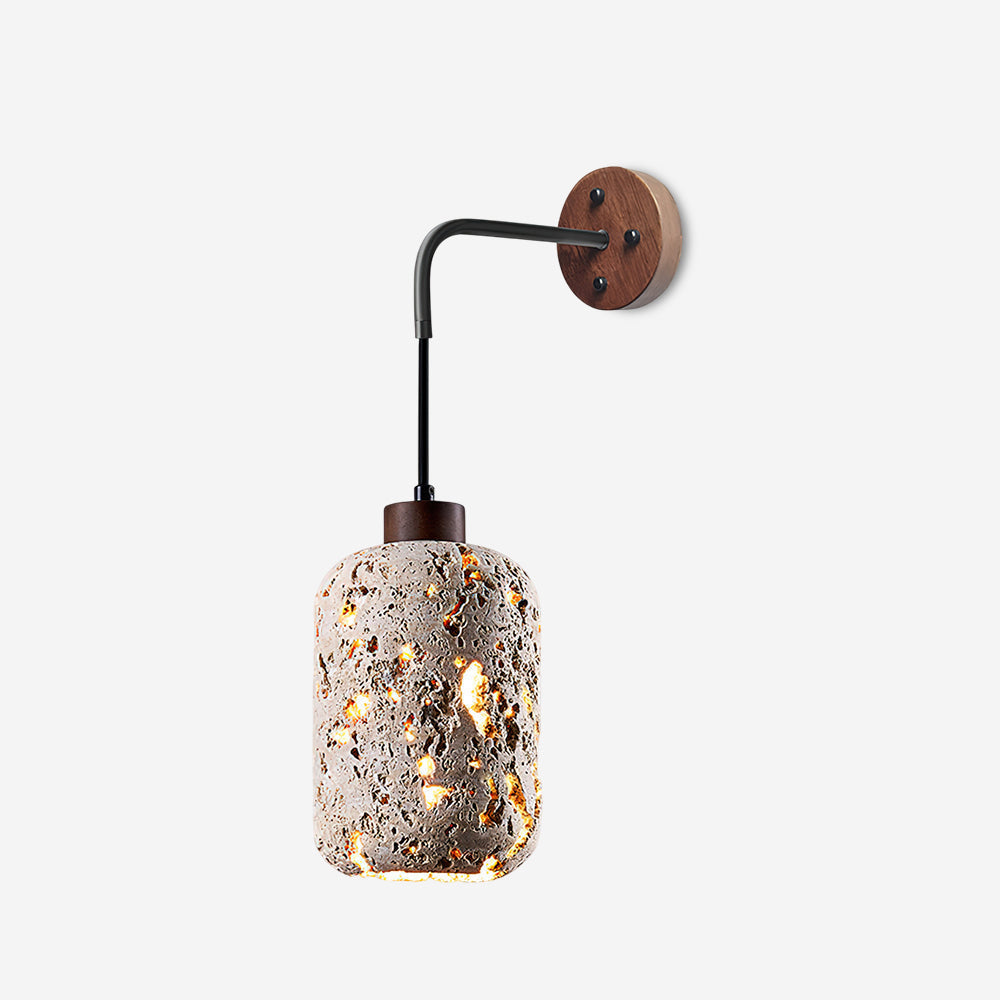 Fynel Rustic Wall Lamp-Neutral Decor