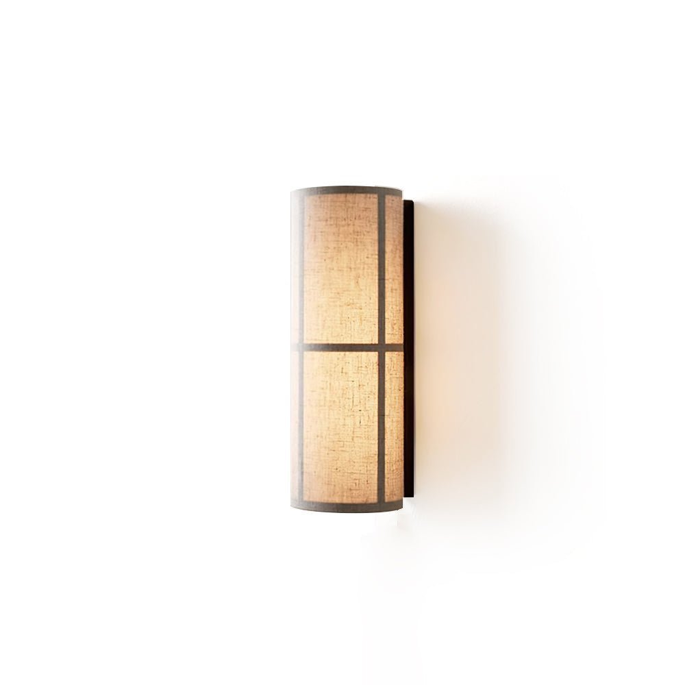 Veloz Wall Lamp Cylinder Fabric Soft Glow-Cielum