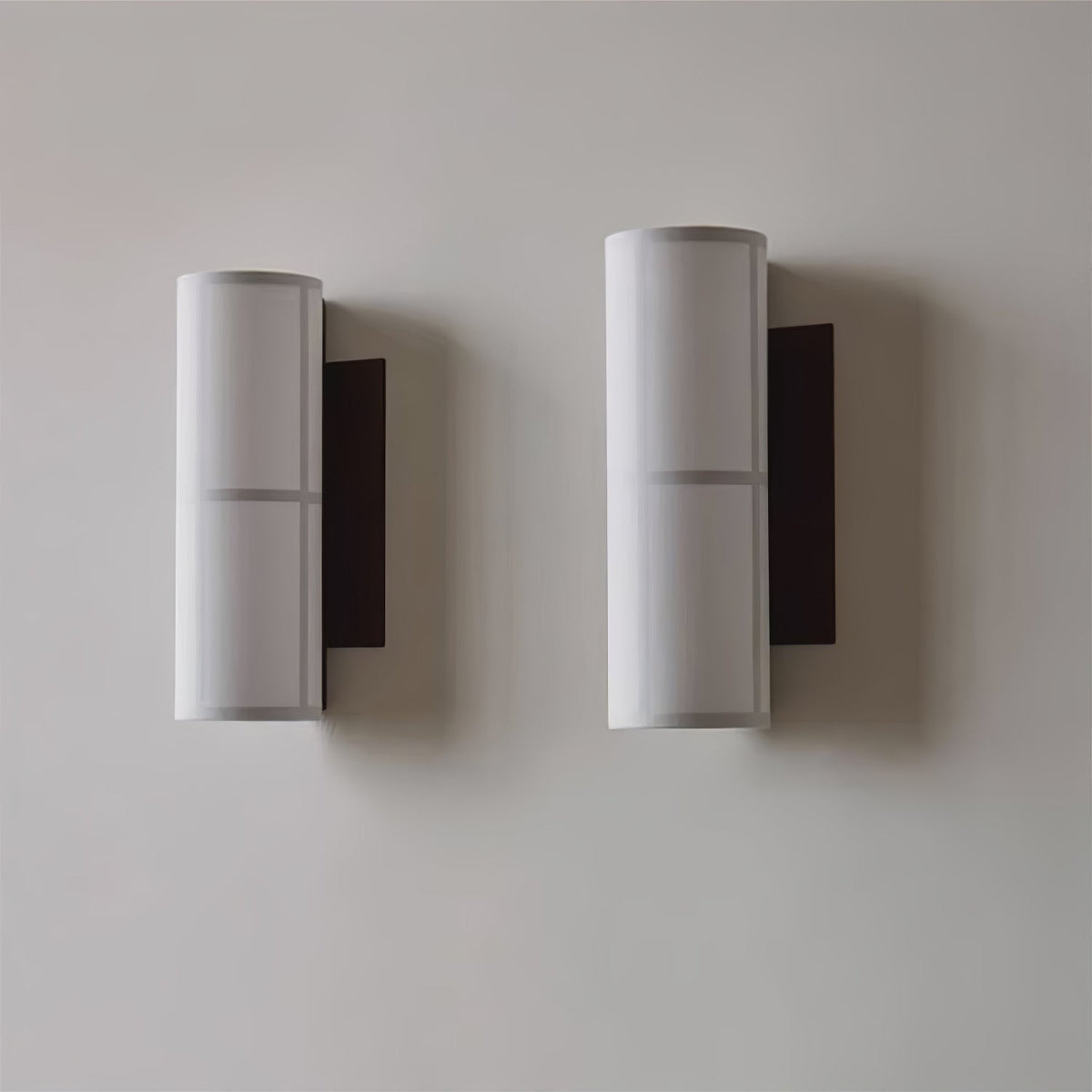 Veloz Wall Lamp Cylinder Fabric Soft Glow-Cielum