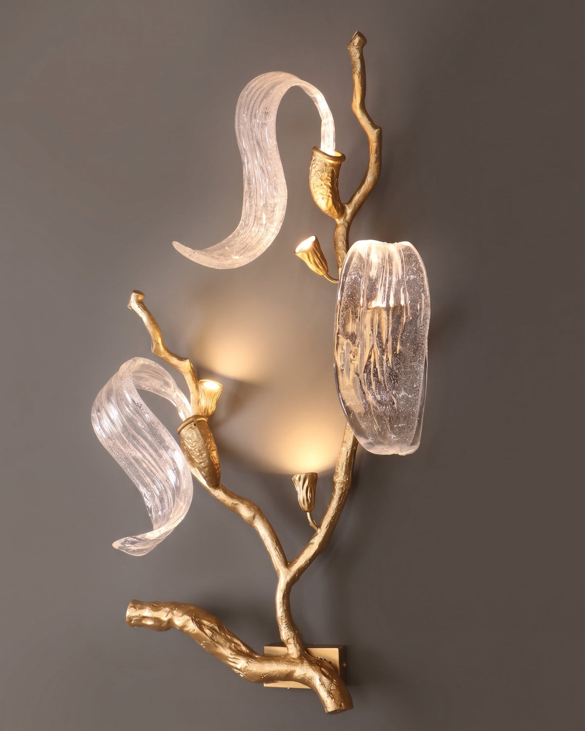 Jorrenstone Applique Murale À Branches Et Rubans De Verre