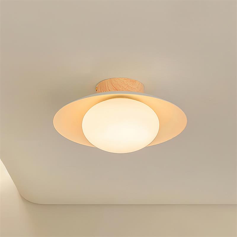Verdora Green Flush Mount Ceiling Light-Neutral Decor